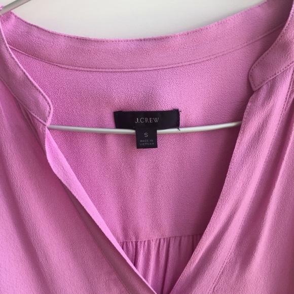 J.Crew Drapey band-collar popover blouse - Picture 2 of 3